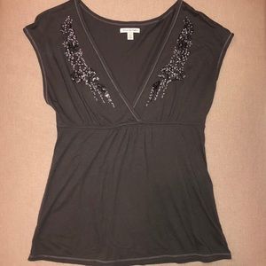 *NWOT* American Eagle Outfitters Gray Sequin Top